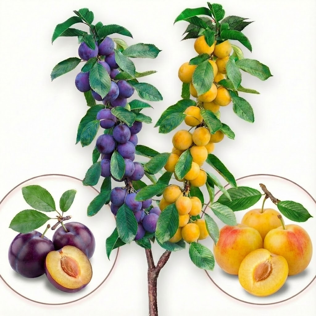 Árvore de fruto Duo de Ameixeira